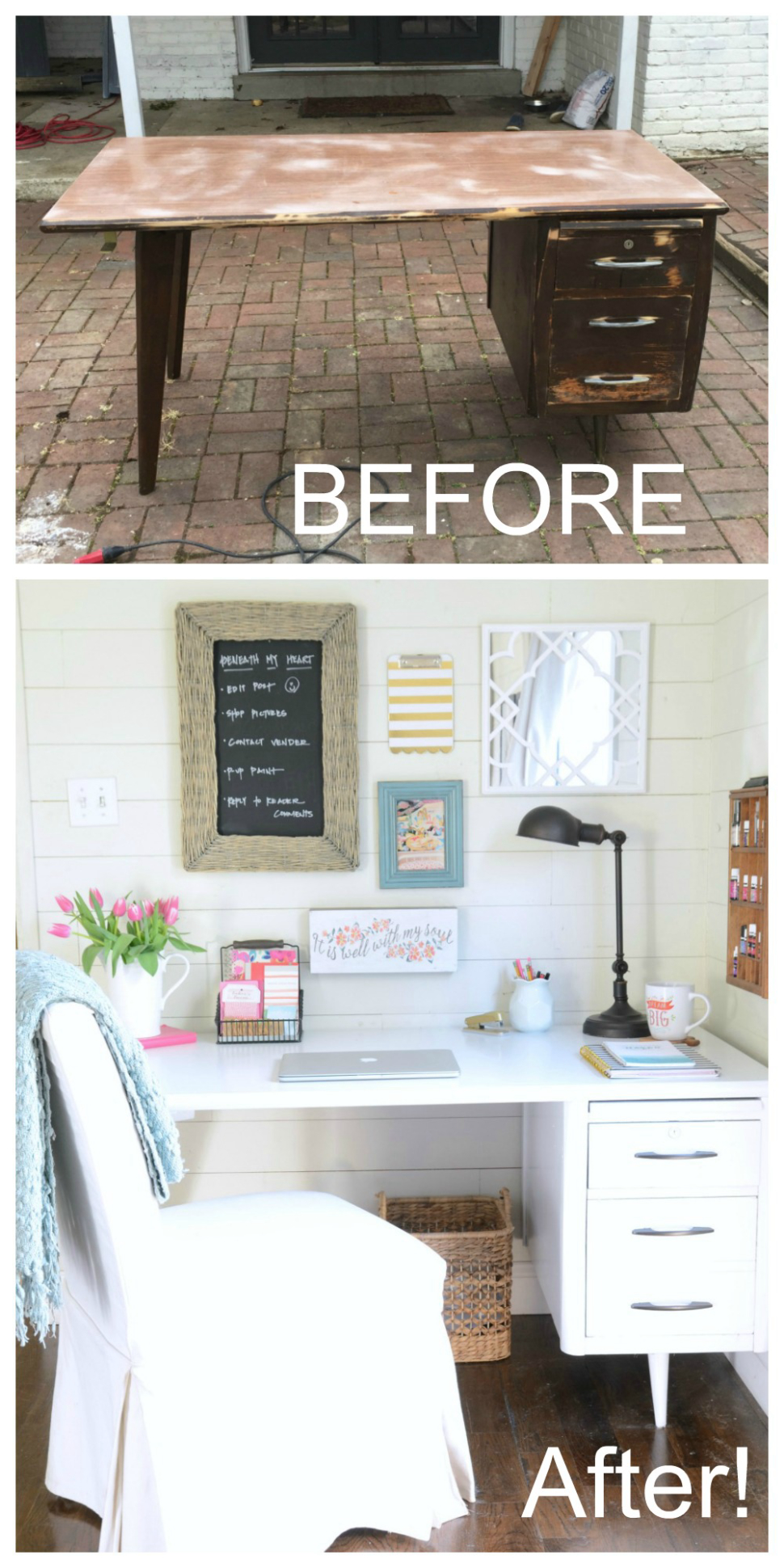 Old furniture can be transformed with a little know how and elbow grease. 